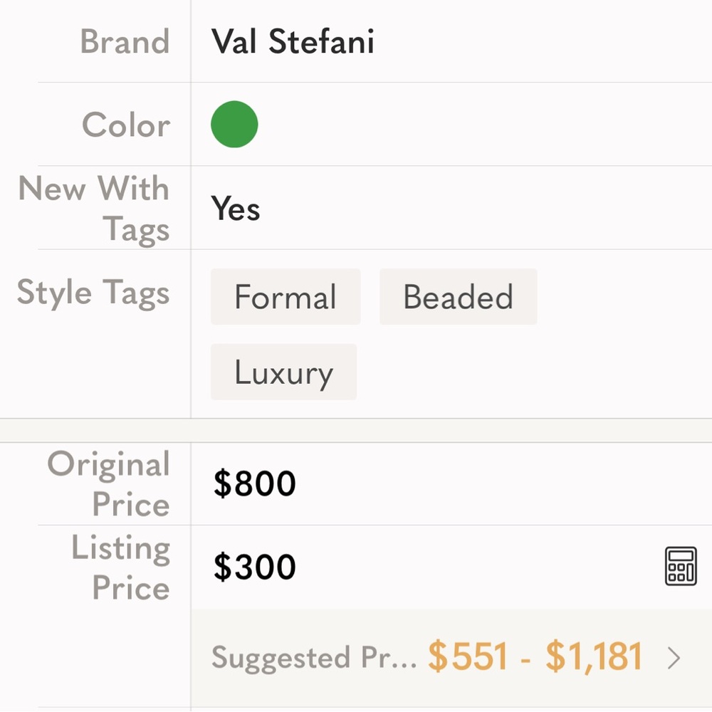 Women size 10 formal dress tag price$800 offers a $steal for what youre getting - Picture 14 of 14